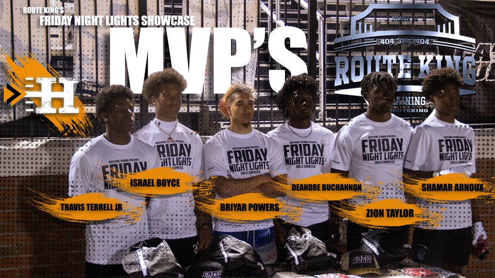 InsideHashes's tweet photo. These Boys Showed off at the @routeking_1 Friday Night Lights Showcase this week earning them Co-MVP Honors! #YoungKings #RouteKing #GoatTalk #insidethehashes

MVPs: @israelboyce2024 @ShamarArnoux @TravisJr18 @BuchannonBeast @_Zion2  @BriyarP https://t.co/7ISSygeAhm