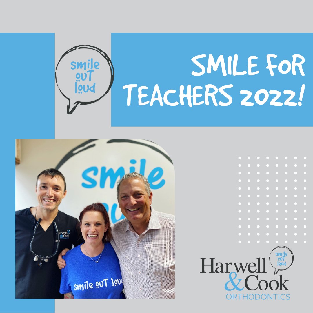 This year, our Smile for a Lifetime initiative will focus on giving back to our teachers by providing FREE BRACES to help one lucky classroom hero truly SMILE OUT LOUD!

To enter, simply fill out the form: ecs.page.link/6fUAP

Applications will close on April 22, 2022.