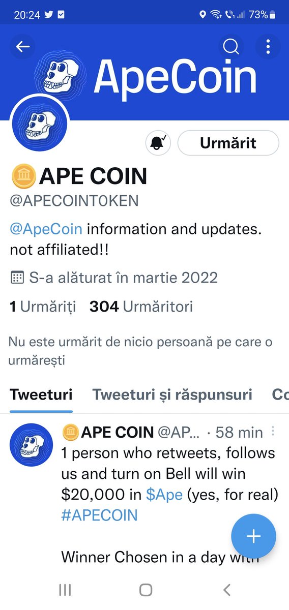 TaleaViorel's tweet photo. @APECOINT0KEN Let s see https://t.co/2WPUAMZbHr