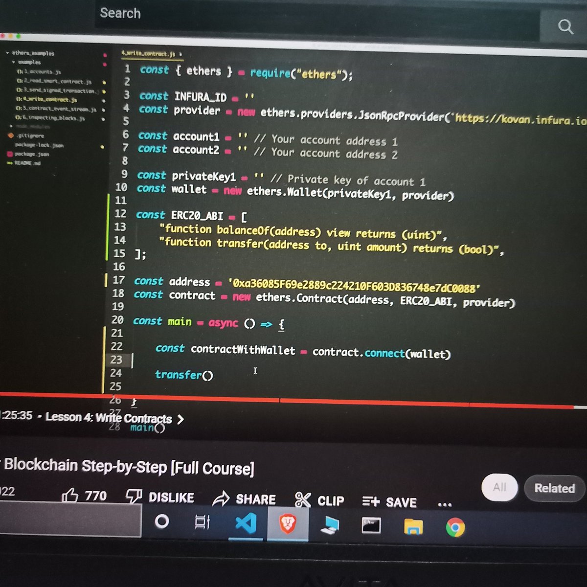 ShanRasool_'s tweet image. Learning some basics of #etherjs to build some dapps.
#web3 #Ethereum