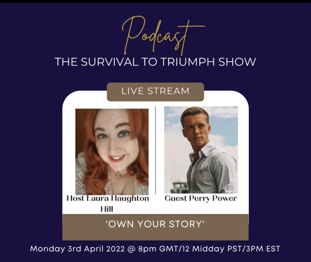 LauraHHill's tweet image. Tomorrow live on my facebook feed. 

Perry Power who will be talking about his personal survival journey after child sexual abuse.

#childsexualabusesurvivor 
#tellyourstory
#menspeakingout 
#sexualabuse