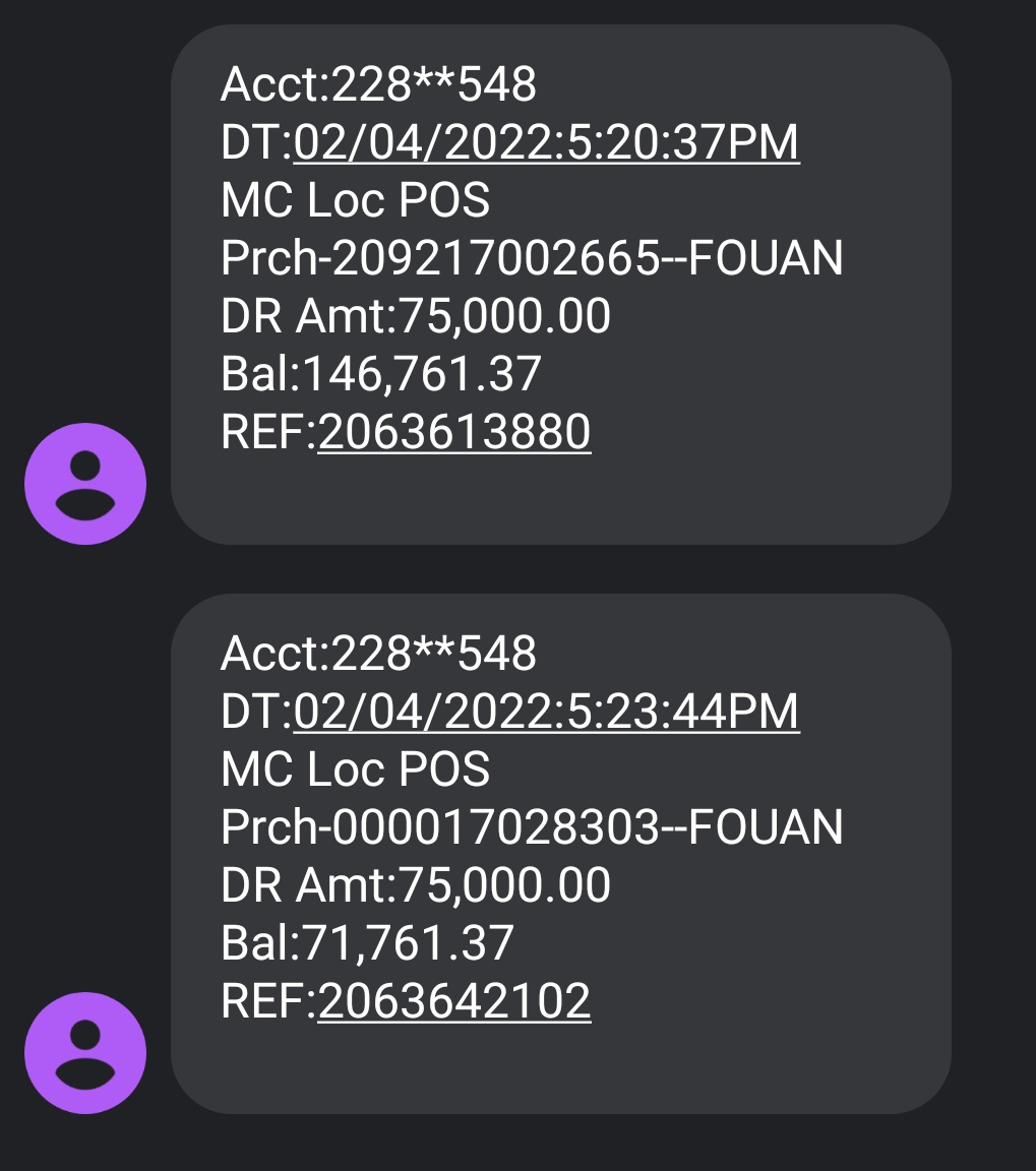 Akoladeakeem's tweet photo. @ZenithBank good evening, please I was debited twice yesterday at LG show room at banex Abuja but non of the transaction go through to their account according to them and I was debited twice. Please help me reverse my money https://t.co/J7feNBRdOJ