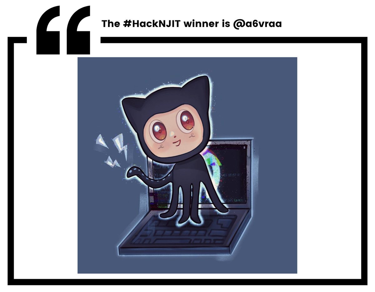 GitHubEducation's tweet image. 🖌️🎨 And how about these winners of the @GitHubEducation #MyOctocat contest 🎊
 
💻 @a6vraa
🏠 @shades710
🔵 @raycxnx 
🔗 @Akshita_archer

#HackNJIT #NeighborhoodHacks #Calhacks #BackToHacking