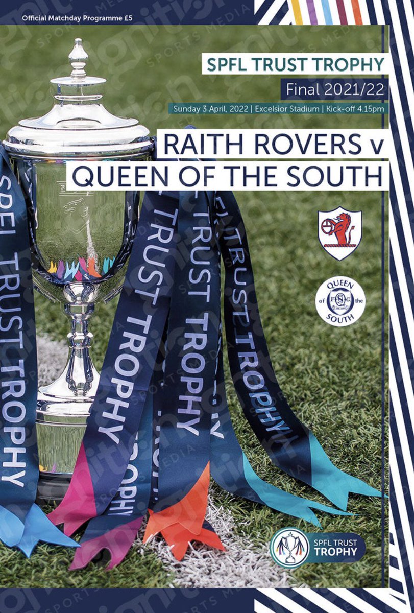 gpfootball's tweet image. Raith Rovers v Queen of the South SPFL Trust Trophy Final printed matchday programme on sale at gpfootball.com &amp;amp; Bathgate football programmes shop.