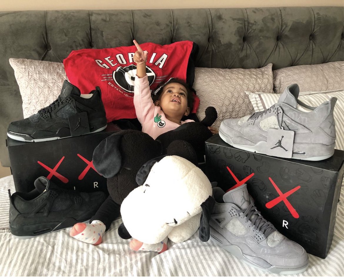 Laborn2Fish's tweet photo. @atmos_usa Size 11.5 I have taken a picture every Saturday for over five years so far featuring my daughter and a different shoe to document her growth. Here are some of the grails! #atmoscollectorsclub https://t.co/GeL40Nh55c