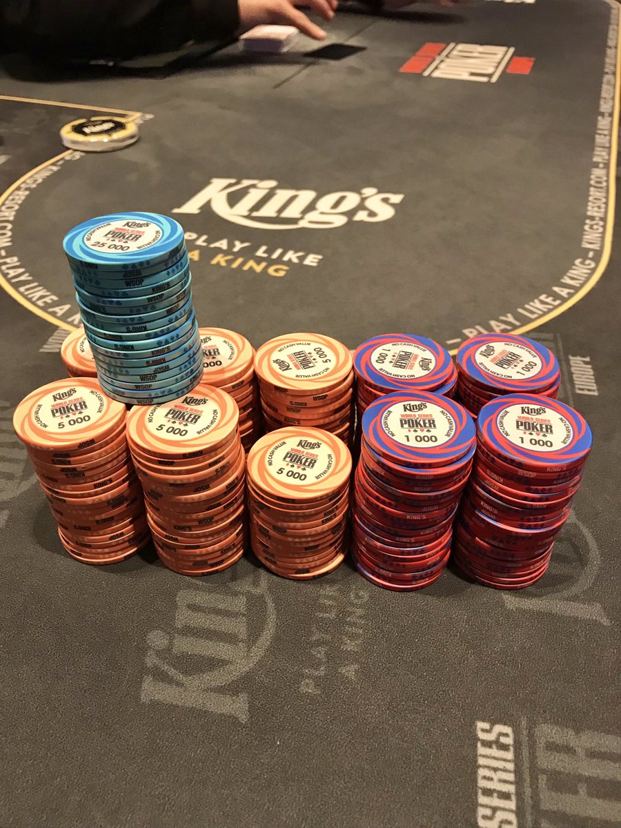 WilliamKassouf's tweet photo. WSOPC β¬225 Mini Main β¬500K Gtd
Bagged up 1.075M (107 BBs) for Day 2 today
Now ITM! 2,532 entries. 252 players left. β¬541K prize pool. β¬504 locked up. β¬82.3K top prize! Top 6 players win a β¬10,350 WSOPE Main Event seat.
Game on! Come onnn!
π€π£πͺπ°πβοΈ
#WSOPC
#KingsResort https://t.co/eAFtTS4eqf