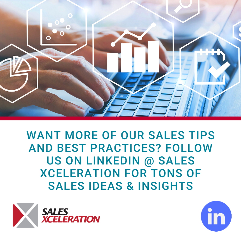 If you're looking for more #sales tips and insights, follow @Salesxceleration on LinkedIn! linkedin.com/company/sales-… #tip #smallbusiness