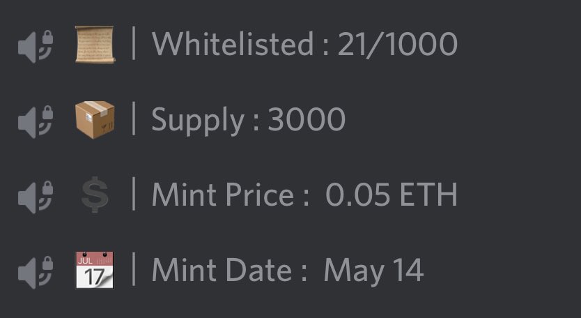 Monkey_Ninjas's tweet photo. Starting to fill out Whitelist spots! 📃 Join our Discord to get on the list! 

WL list here 👉 https://t.co/pHDN1qVtyK

#NFTWhitelist #Whitelists #whitelisting #whitelisted #WhitelistGiveaway #Nft #NFTGiveaway #NFTCommunity #NFTdrop #NFTGiveaways #NFTStaking #nftcollectors https://t.co/O4LAEMikLA