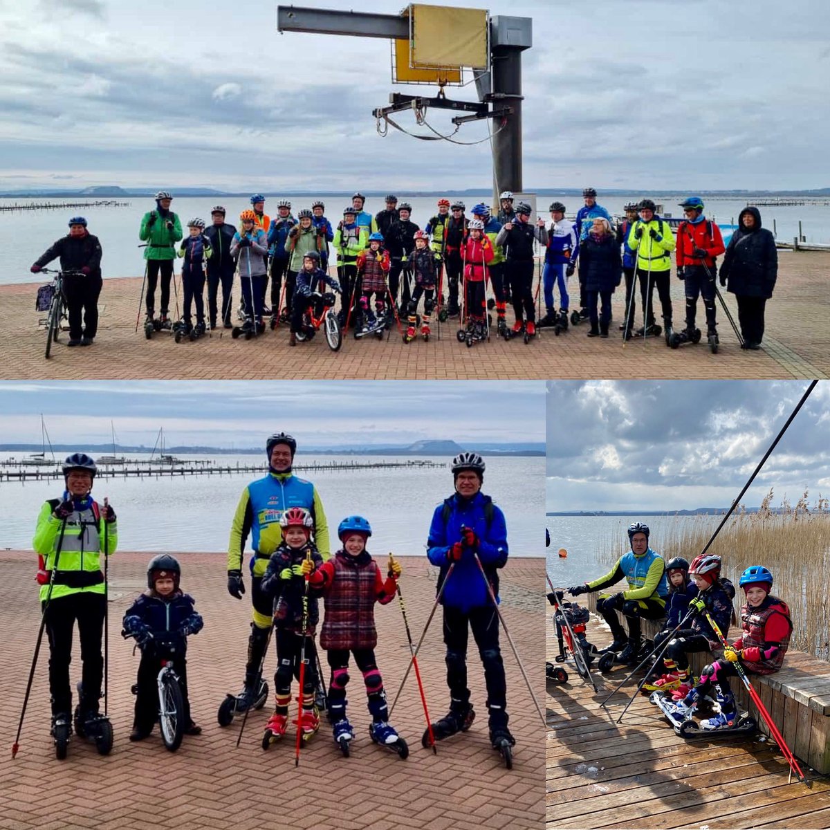 Erfolgreiche Teilnahme Team Ostsee mit der Rollerbande am Jahresauftakt RollDichFit e.V. Saison 2022 Steinhuder Meer