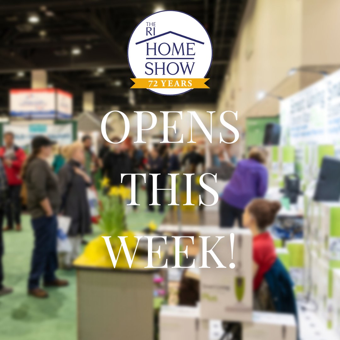 Come experience the RI Home Show – opening THIS WEEK! Grab your tickets and come enjoy the amazing gardens, breathtaking art, informative seminars and hundreds of exhibitors that simplify your life and help get the job done.   

We’ll see you soon! ribahomeshow.com