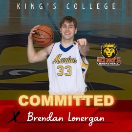 lonergan_23's tweet photo. COMMITTED TO KINGS COLLEGE! 
I'm blessed to be continuing my
academic and athletic career as a
Monarch. I am thankful for everyone who helped me reach my goals! 🏀 @Schlitz33  @KingsMonarchs @Marian_CathHS @KCMBBALL https://t.co/zwIuPdn7Ll