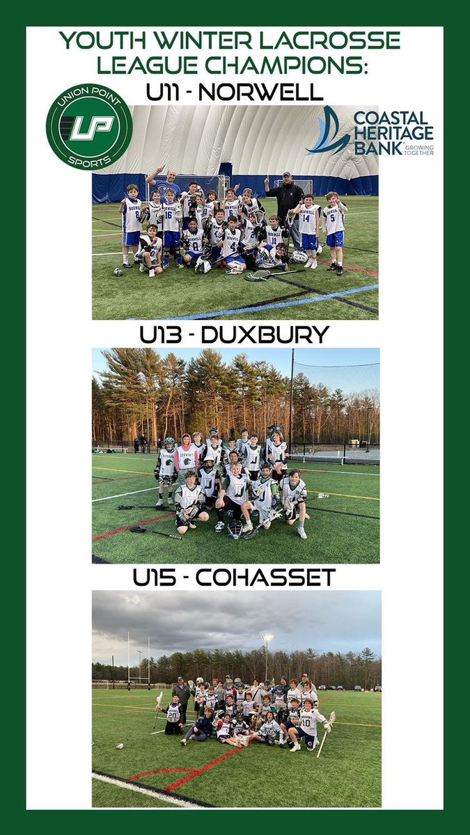 Our Youth Lacrosse League champions! #unionpointsports