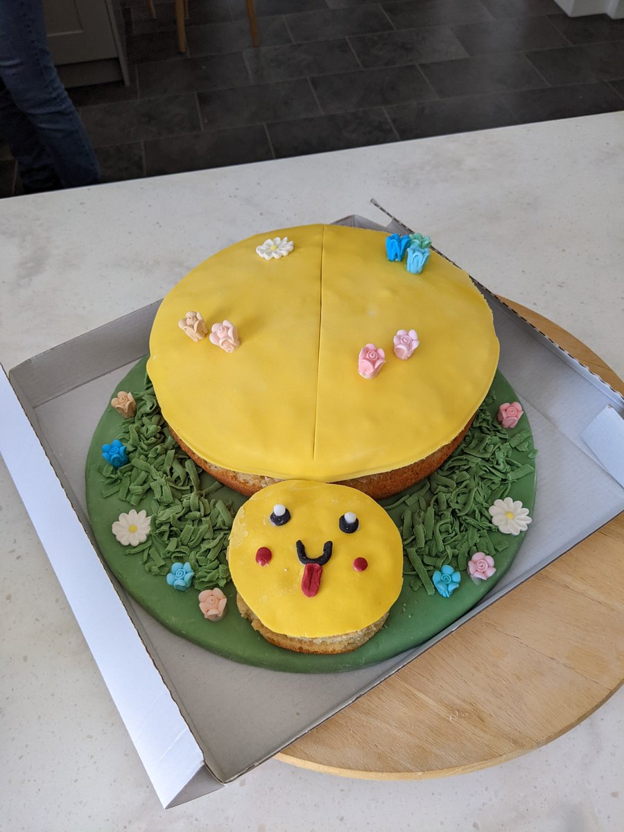 tom_wheatcroft's tweet photo. @BegumNadiya 

My mum and I made 1st birthday cake for my niece Bonnie, it's her birthday tomorrow 😊🎂! thought I'd show you it 😊🎂🎉🎊 https://t.co/mWMlldw6yF