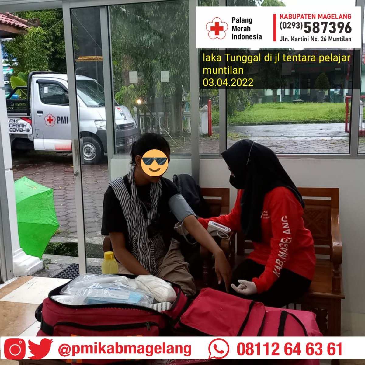 muntilanbranch's tweet photo. Beberapa kecelakaan tunggal terjadi di jalan tentara pelajar Muntilan hari ini. Ahad, 03.04.2022 https://t.co/vRkmeyHous