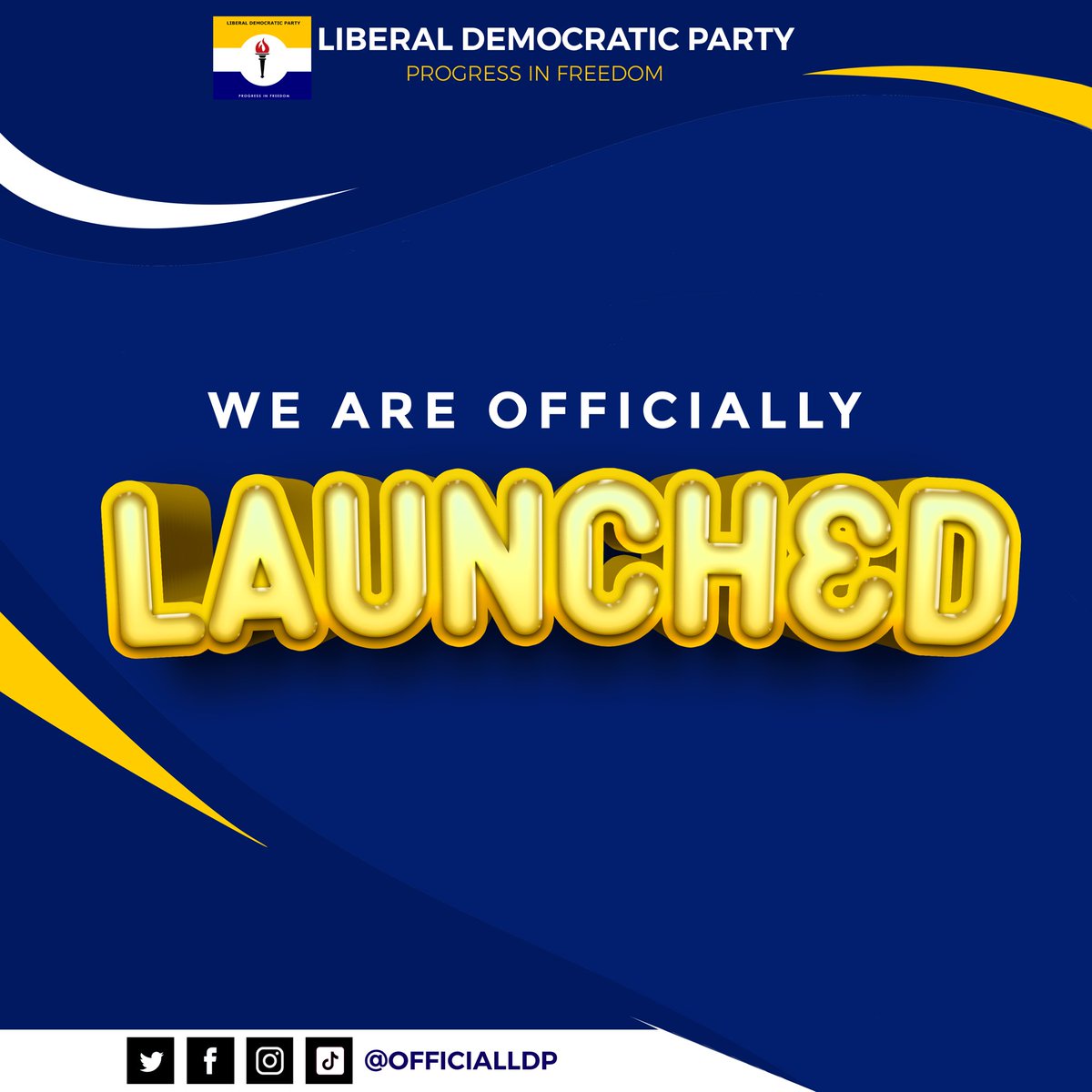 officialLDP_'s tweet photo. We are official !! This is who we are and what we stand for.

#ProgressInFreedom
#3hye🔥
@TDzineku @kodwoboateng @KodwoBoateng1 https://t.co/Kxpaa228lk