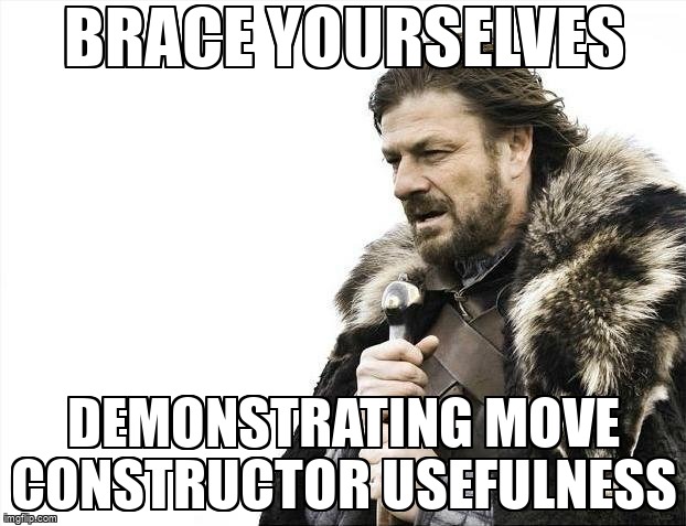 overflow_meme's tweet image. Demonstrating Move Constructor Usefulness stackoverflow.com/questions/7172… #cpp #moveconstructor #copyelision #movesemantics