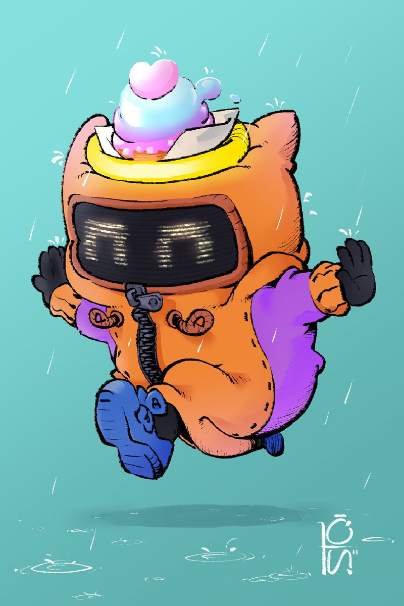 A 2nd artwork inspired by the #DEADPXLZ  I HODL😇