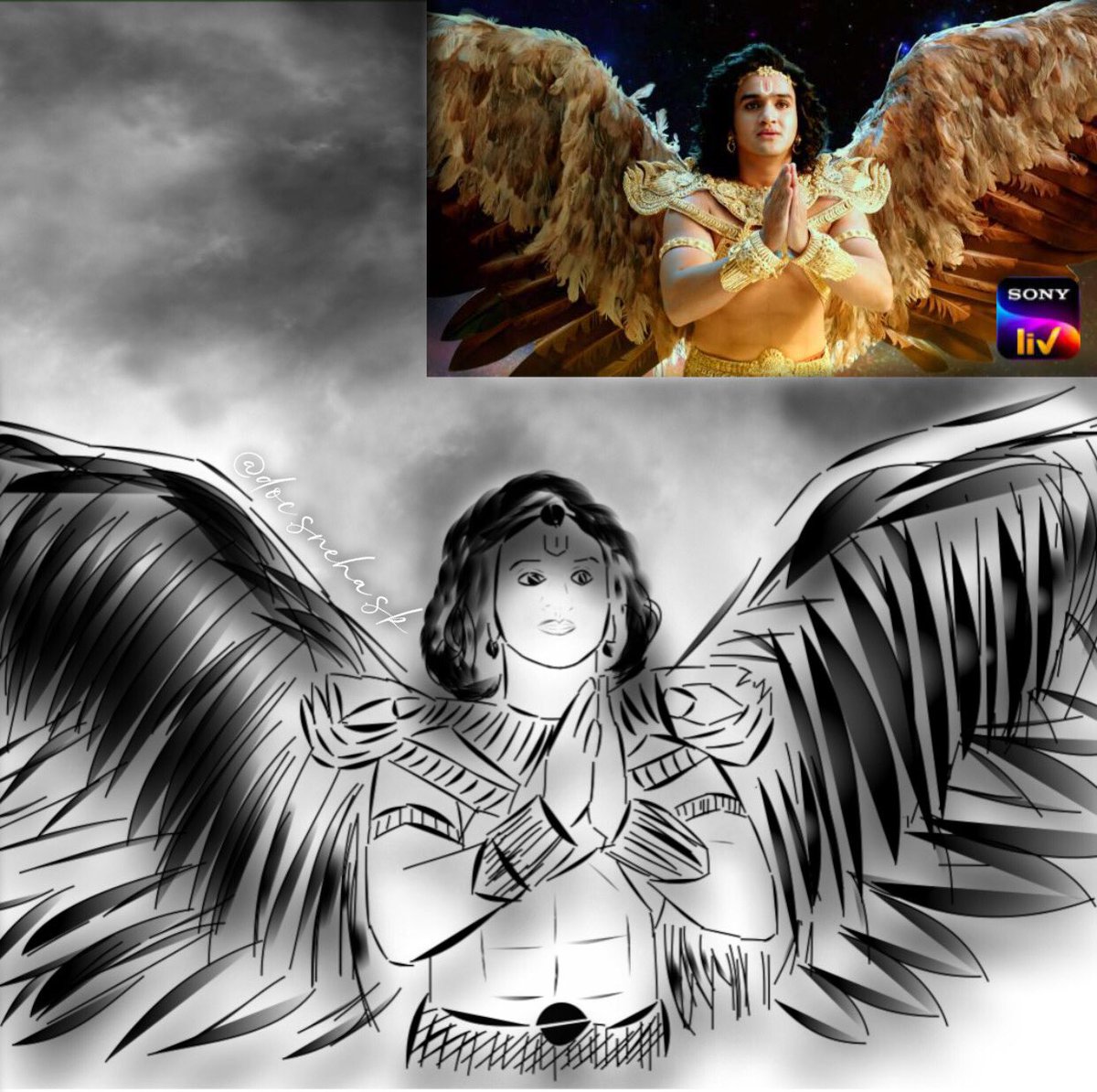 Digital art for Bhagwan Garud🙏🏻😍 <a href="/faisalkofficial/">Faisal Khan</a>