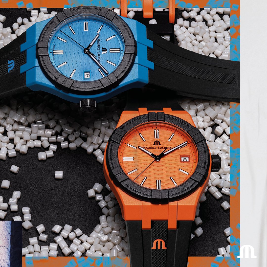 Maurice Lacroix (@maurice_lacroix) on Twitter photo Made with <a href="/TideOceanMat/">#Tide Ocean Material</a>, upcycled ocean-bound plastic, the #AIKON #tide is a one of a kind!
#ThatsWhatADropMakes #YourTimeIsNow #AIKONtide Made with <a href="/TideOceanMat/">#Tide Ocean Material</a>, upcycled ocean-bound plastic, the #AIKON #tide is a one of a kind!
#ThatsWhatADropMakes #YourTimeIsNow #AIKONtide