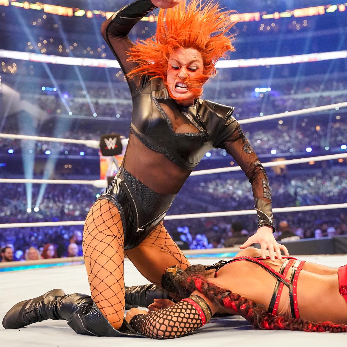 Slideshow becky lynch boob bounce.