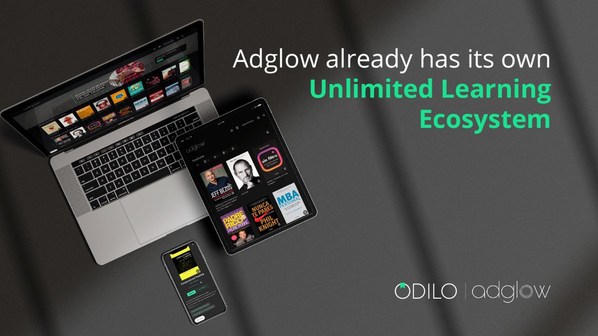 <a href="/Adglow/">Adglow</a> buscaba para su equipo opciones de #AprendizajeIlimitado adaptadas a las necesidades de cada persona, sus habilidades y su potencial de desarrollo.💻

¡Por eso desarrollaron su propio Ecosistema de Aprendizaje Ilimitado!👇
odilo.es/workplace/

<a href="/AdglowSpain/">Adglow Spain</a> #Elearning