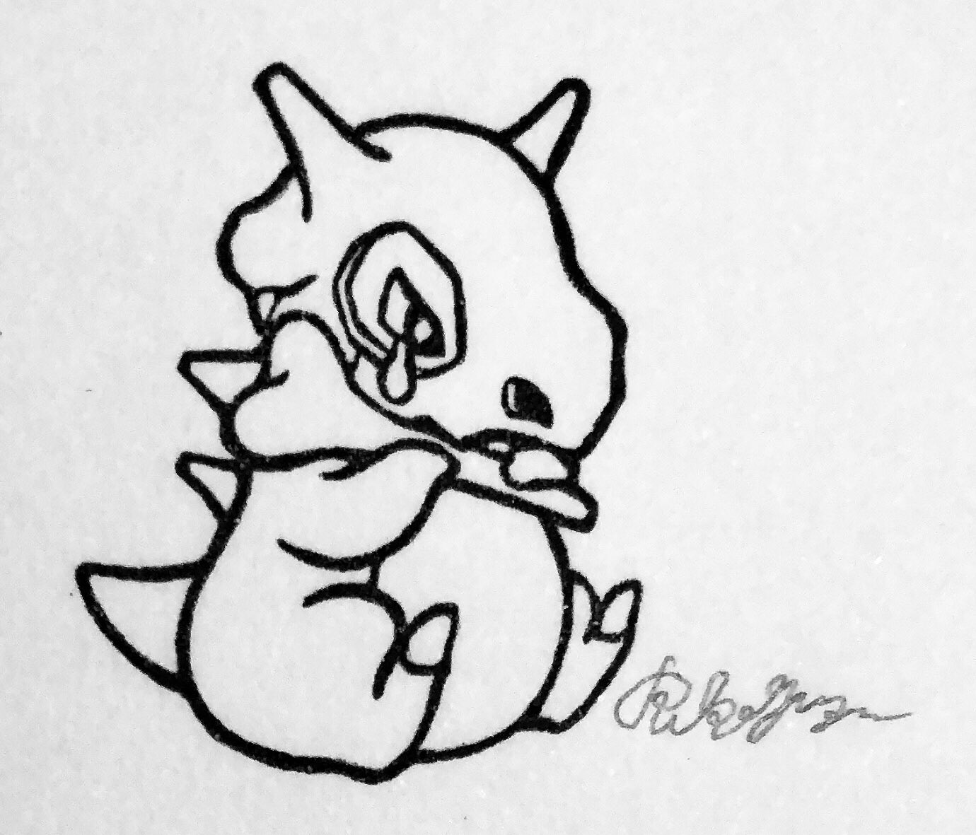 梨花 ゆうづる 今日のポケはん No 104 カラカラ 死に別れた母親の頭の骨を被っていて 時折寂しさから大声で泣いているという悲しきポケモン つまりカラカラの数だけ犠牲になったガラガラがいるわけだけど その設定で大丈夫 なんでガラガラ