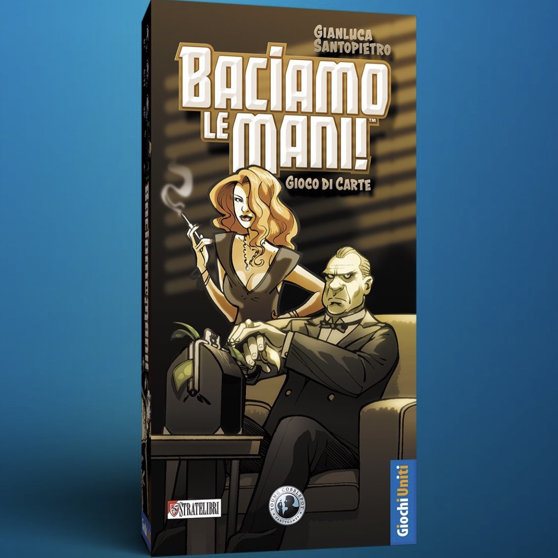 CobblepotGames's tweet photo. On his birthday we celebrate #MarlonBrando, the man who changed acting forever.
💼 His performance inspired Baciamo le Mani™, a partygame made of incredible excuses in an attempt to steal a bag full of money and get away with it.
Baciamo le Mani™ is published by @giochi_uniti. https://t.co/brtOz9VVXe