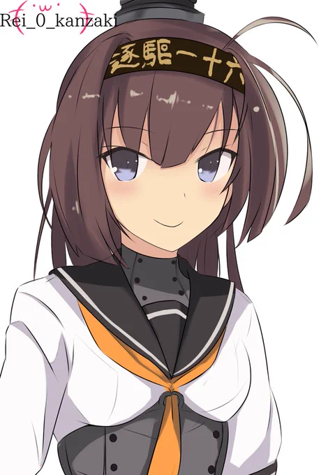 #艦これ版深夜の真剣お絵描き60分一本勝負
#艦これ版真剣お絵描き60分一本勝負_20220403
秋月、推参します!

約1時間オーバーしました……( =˙̦꒳˙̦)= 
