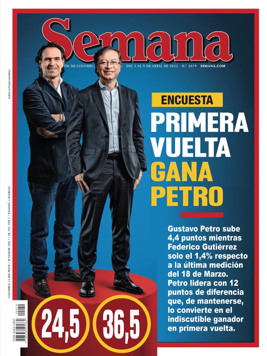 FisicoImpuro's tweet photo. Compartamos la que debió haber sido la portada de Revista Semana y no les gustara manipular a su audiencia. https://t.co/Zob13gSeTY