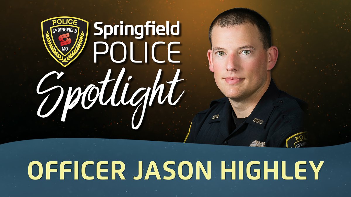 SGFPolice's tweet photo. π SUNDAY SPOTLIGHT π
"I wanted you to know how professional Officer Highly was at my accident. You would be very proud of how he handled everything. What a fine young man! We're so fortunate to have him in our community!" -Raylene
ππ
#SPDProud
https://t.co/XWSR16G8sk https://t.co/3YBUDwPm0l
