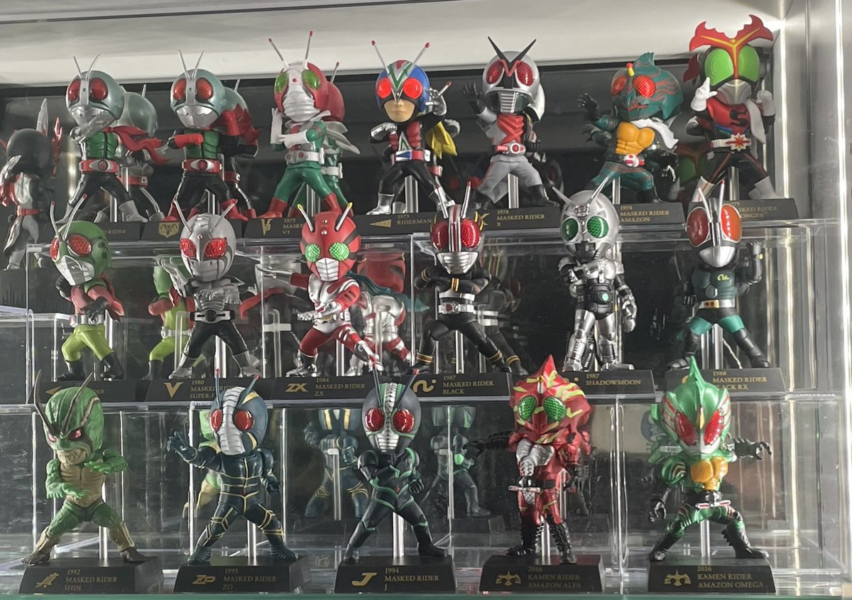 仮面ライダーディフォルメクス50th揃った！✨ めっちゃかっこいい