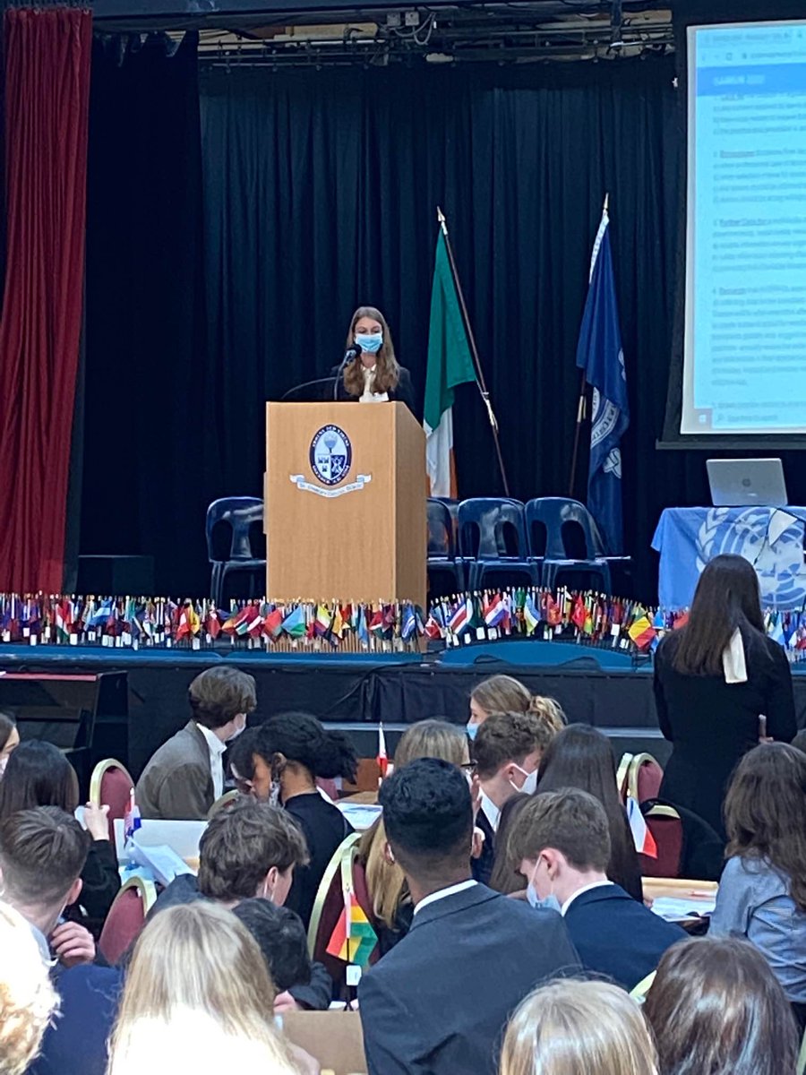 standrewsMUN's tweet image. General Assembly right now