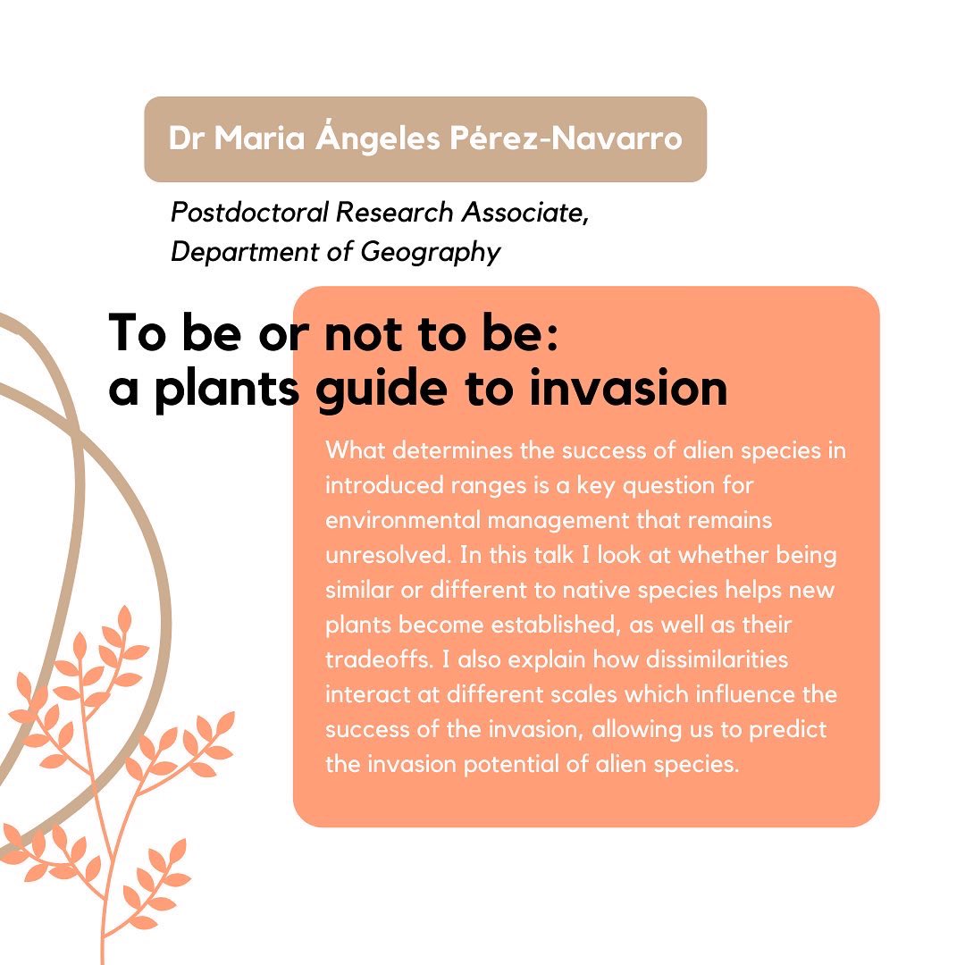 kclgeogsoc's tweet photo. How do invasive species work, are they a threat to our ecosystems, and what do they teach us about ourselves?
🌳Join us on May 10 2022 - 19:00-21:30 
@ The Devereux to find out!

Tickets available from Apr 4 ➡️https://t.co/lJKeDlb2og
#pint22 @kclgeography @KDSA_kcl https://t.co/5CAVxygkrj