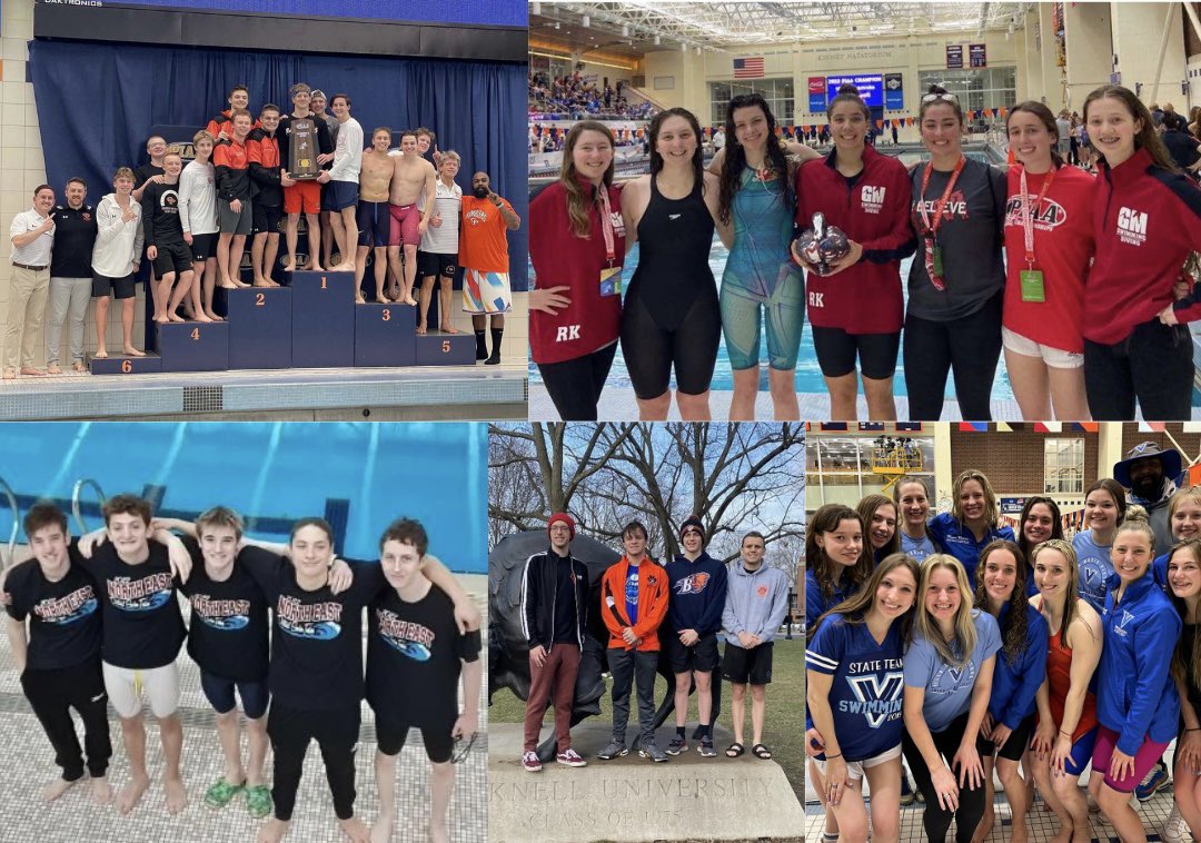 LESIAthletes's tweet photo. The Athlete’s Committee would like to recognize the following PIAA teams for representing Lake Erie Swimming at their state meet! Congrats, athletes! We are so proud of you! https://t.co/XJhgNVZG0M