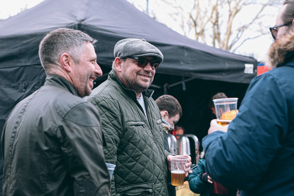 BCFC's tweet photo. A retro feel to our 🆕 outdoor bars! 

St. Andrew’s Bar and The Tilton Taphouse looking 👌 ahead of kick-off. https://t.co/4Wu4omTE0E