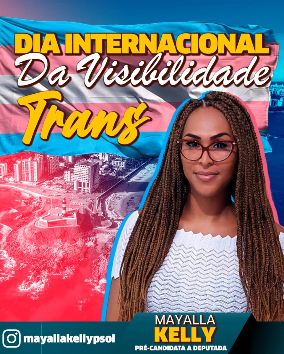 MayallaKelly's tweet photo. @DanNoToco @roIombardi @LulaOficial Quero aproveitar o encejo e me apresentar a todos, todas, todes, Mayalla Kelly mulher negra Trans que mora na Periferia de Salvador,Ativista LGBTQIA+,ANTI-RACISTA. PRÉ CANDIDATA Á DEPUTADA PRA TRANSformar á política. https://t.co/h2ioZwjpJh