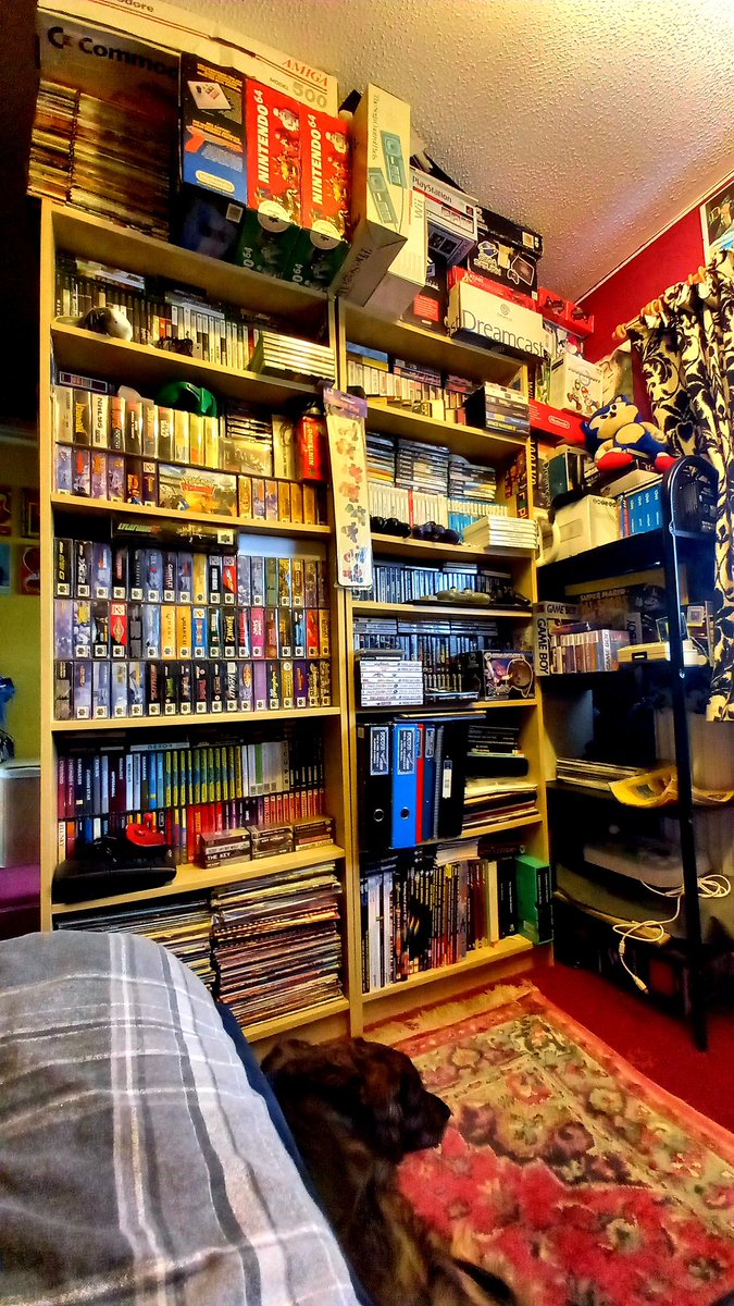 MarkRJones1970's tweet photo. Its nice to go away for a few days break but it's always nice to come back home again! #RetroGaming #ZxSpectrum #CommodoreAmiga #N64 #Nintendo #SNES #SegaSaturn #Gamcube https://t.co/PBnIsEO3ux