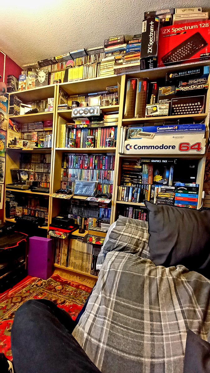 MarkRJones1970's tweet photo. Its nice to go away for a few days break but it's always nice to come back home again! #RetroGaming #ZxSpectrum #CommodoreAmiga #N64 #Nintendo #SNES #SegaSaturn #Gamcube https://t.co/PBnIsEO3ux