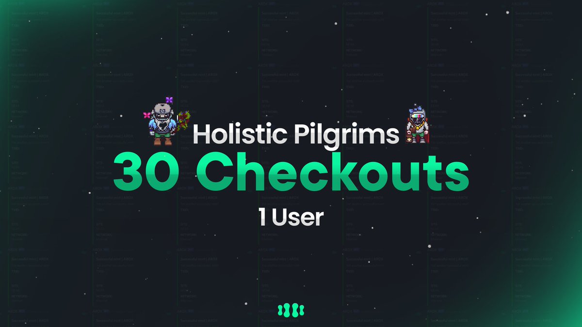 A $NEAR feast!🐉

Holistic Pilgrims, an extremely hyped project on the $NEAR ecosystem, released recently and had a public sellout time of sub 1-second.👀

Luckily, our $NEAR module helped one user achieve 30 checkouts, proving it to be the best in the business.💸