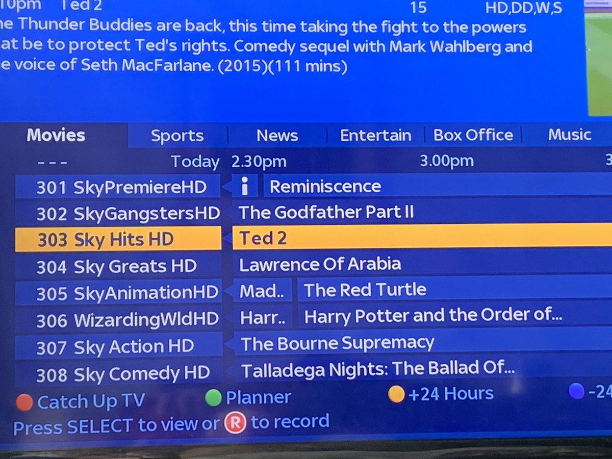 BarryStamp2's tweet photo. Well, it’s a tough choice, but which is the greatest sequel? Godfather Part II or Ted 2. https://t.co/Z5YRhN6Tg5