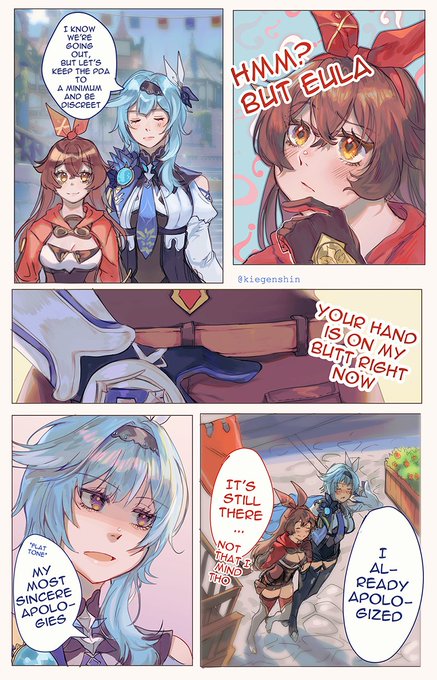 I have no excuses for this one lmao #eulamber #genshinimpact #原神 