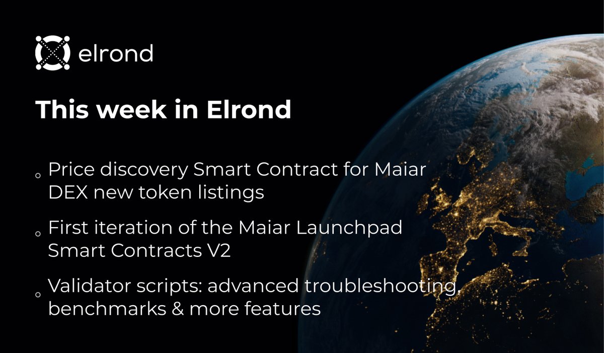 Unique capabilities of the ESDT standard will be used to create “price discovery” - a DeFi innovation that aligns the interests of projects building on @ElrondNetwork with their long term supporters, amplifying the upside potential while curbing volatility.

Weekly #elrondtech 🛠️