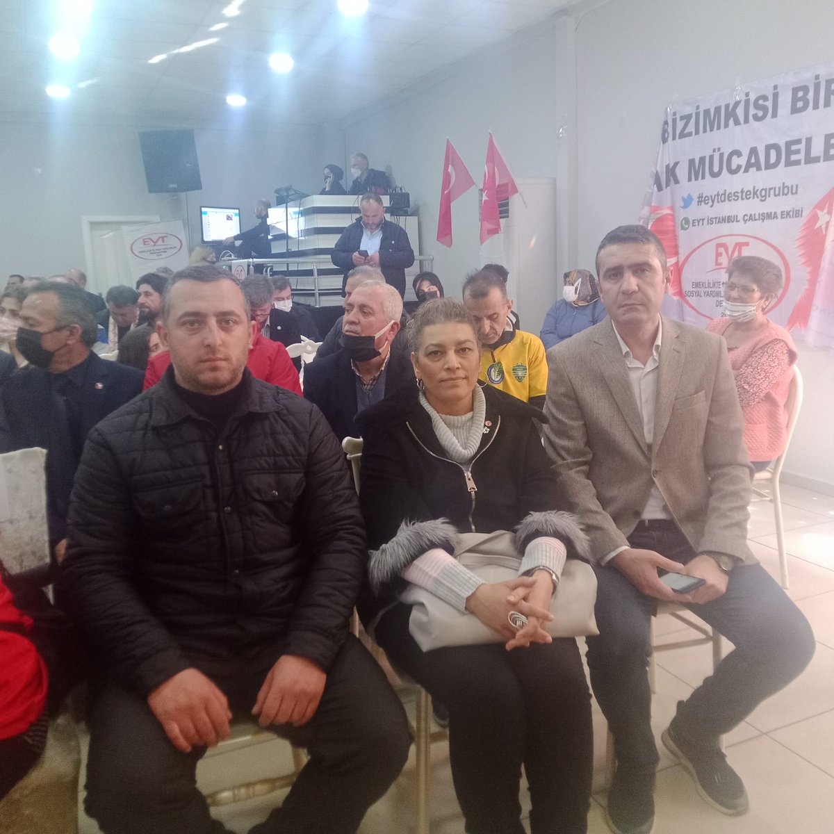 sevilay_gonen's tweet photo. EYT Federasyonu Sakarya İl Temsilciliğini düzenlediği, EYT mağdurlarının katıldıgı bilgilendirme toplantısına iştirak ettik.

Edirne’den Kars’a Jüpiter’den Mars’a çıksın artık bu yasa”

@GelecekPartiTR
@Ahmet_Davutoglu @abdullahbasci  @fthsevindik @SakaryaSTK @huseyingunernet https://t.co/ohYa2eoO5k