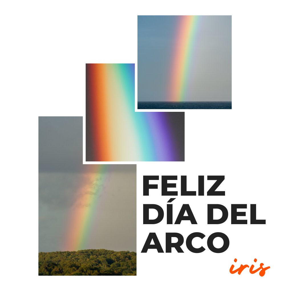 Fotoglass_SL's tweet photo. ¡FELIZ DÍA DEL ARCOIRIS!

Los arcoíris son fenómenos naturales que ocurren cuando los rayos de sol se refractan en las gotas de lluvia en un ángulo de 42º, dando como resultado un halo multicolor, que es la separación en longitud de onda de la luz blanca. https://t.co/EXPfm1TqDW