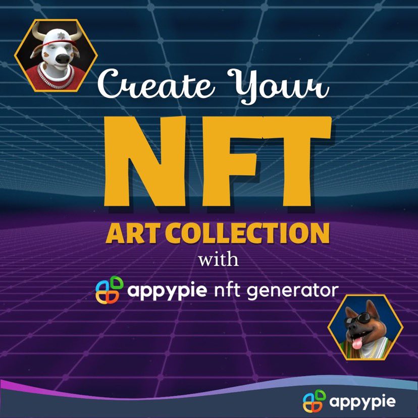 AbhinavGirdhar's tweet photo. Create your NFT Collection with Appy Pie NFT Generator
https://t.co/qx5WV0krFL

#nft #nfts #nftart #nftcollector #nocoding #nocode #artwork #cryptoart #digitalart #nftcommunity #art #blockchain #ethereum #makemoney #earnmoney #money #cryptocurrency #buyNFT #sellNFT https://t.co/aLJTbeZG0m
