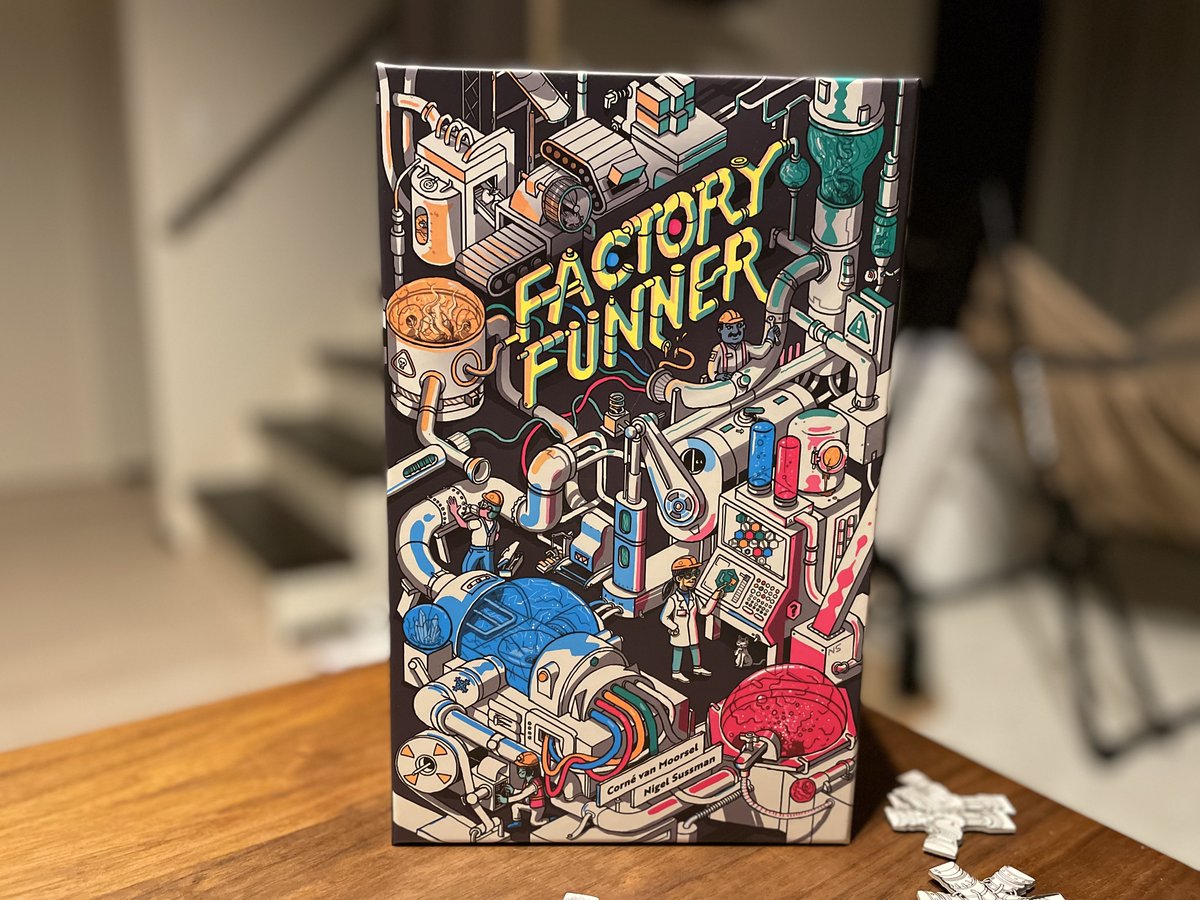 TVJapan1515's tweet photo. Trying some #FactoryFunner from @BGTables for the first time. Just playing the solo mode. Very challenging puzzles. I think I’m understanding the rules correctly. Is this board legal? 😅 https://t.co/1O5EtLpC9s