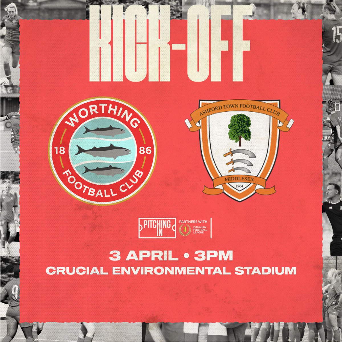 WorthingFCWomen's tweet photo. π Weβre underway for the final game of the season
#WORASH | #WeAreWorthing ππ΄ https://t.co/IKiRRUG9zY
