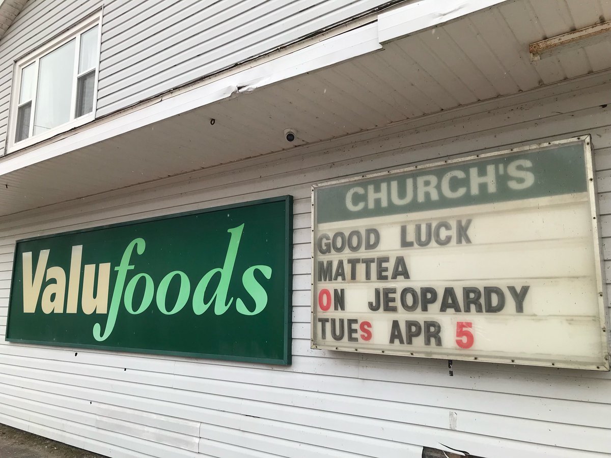In what I can only call a display of “extreme Cape Breton behavior,” my mom’s cousin put this up at the grocery store he and my great aunt/uncle run in Marion Bridge - feeling so incredibly supported!! Two more days ✨