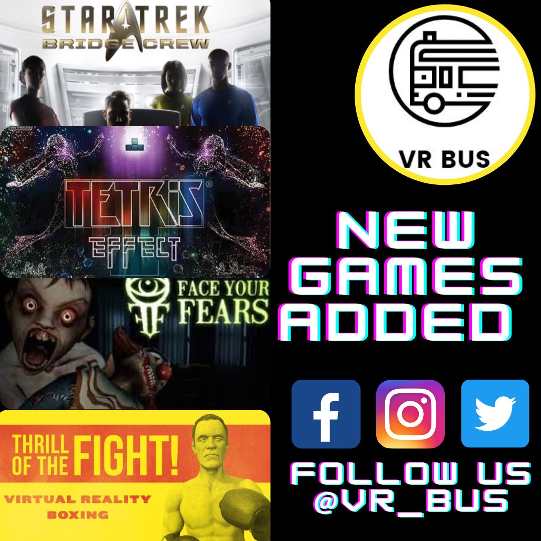 Some new games added to our collection!👾

#VrBus #Tusjames #entertainment #Gaming