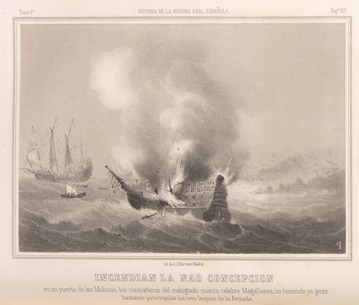 228Magellan's tweet photo. May 2nd. We have to transport all the goods from the Conception ship as we do not have enough crew to continue the voyage on 3 ships. Today we are going to burn Conception. Only Victoria and Trinidad will continue the #voyage. https://t.co/uftu2D5V60